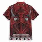 Aotearoa Iwi Te Arawa Hawaiian Shirt Maori Wharenui House Tribal Pattern