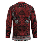 Aotearoa Iwi Te Arawa Hockey Jersey Maori Wharenui House Tribal Pattern