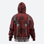 Aotearoa Iwi Te Arawa Hoodie Maori Wharenui House Tribal Pattern