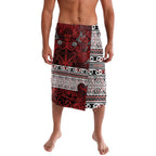 Aotearoa Iwi Te Arawa Lavalava Maori Wharenui House Tribal Pattern