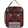 Aotearoa Iwi Te Arawa Lunch Bag Maori Wharenui House Tribal Pattern