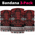 Aotearoa Iwi Te Arawa Neck Gaiter Maori Wharenui House Tribal Pattern
