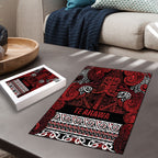 Aotearoa Iwi Te Arawa Puzzle Maori Wharenui House Tribal Pattern