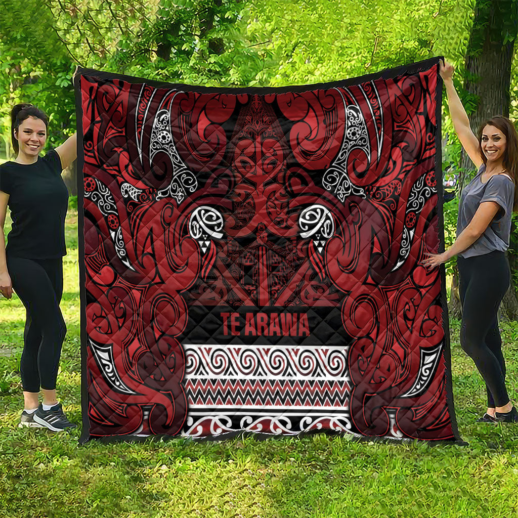 Aotearoa Iwi Te Arawa Quilt Maori Wharenui House Tribal Pattern