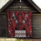 Aotearoa Iwi Te Arawa Quilt Maori Wharenui House Tribal Pattern