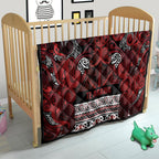 Aotearoa Iwi Te Arawa Quilt Maori Wharenui House Tribal Pattern