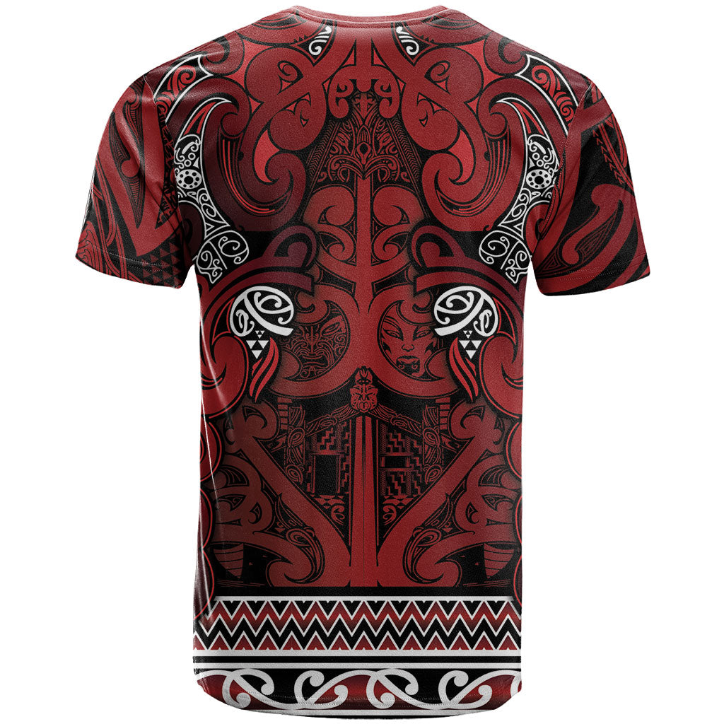 Aotearoa Iwi Te Arawa T Shirt Maori Wharenui House Tribal Pattern