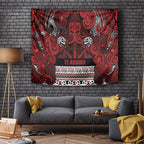 Aotearoa Iwi Te Arawa Tapestry Maori Wharenui House Tribal Pattern