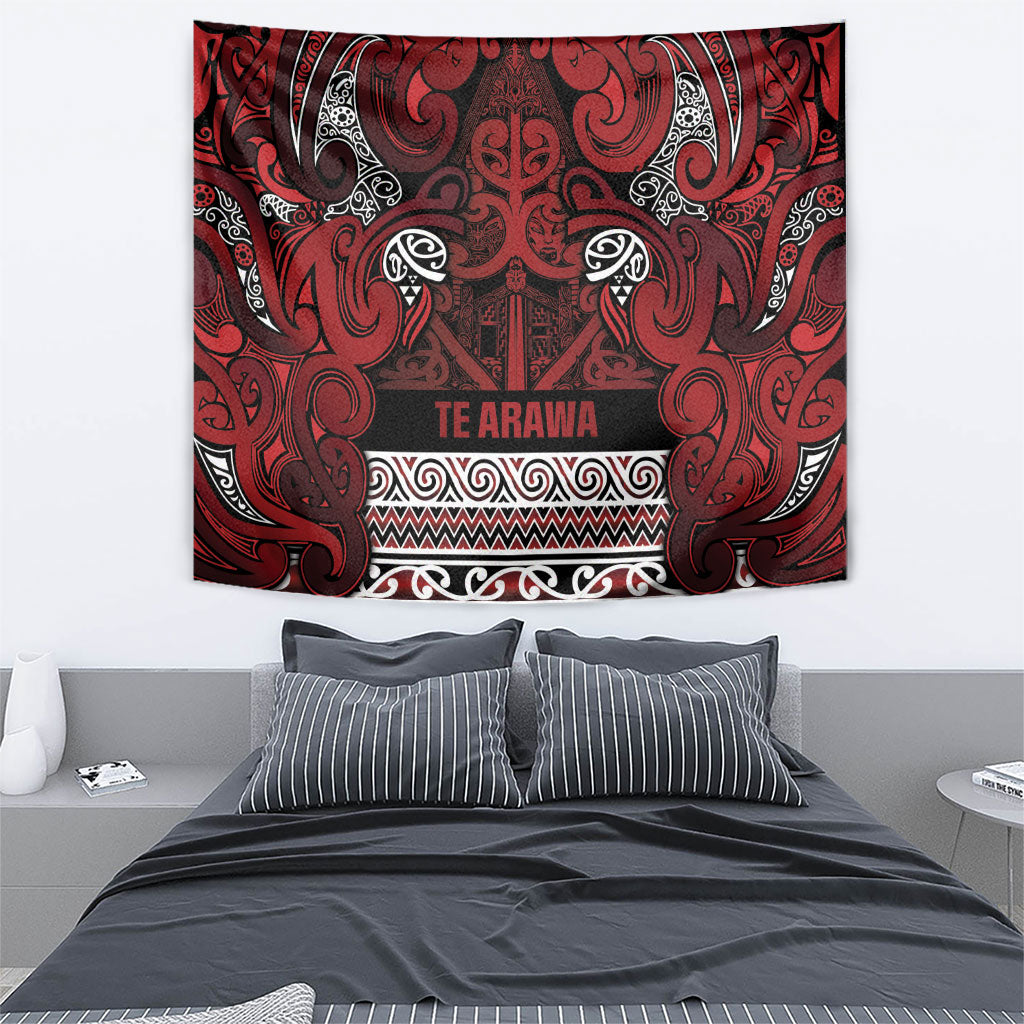 Aotearoa Iwi Te Arawa Tapestry Maori Wharenui House Tribal Pattern