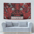 Aotearoa Iwi Te Arawa Tapestry Maori Wharenui House Tribal Pattern
