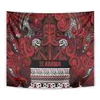 Aotearoa Iwi Te Arawa Tapestry Maori Wharenui House Tribal Pattern