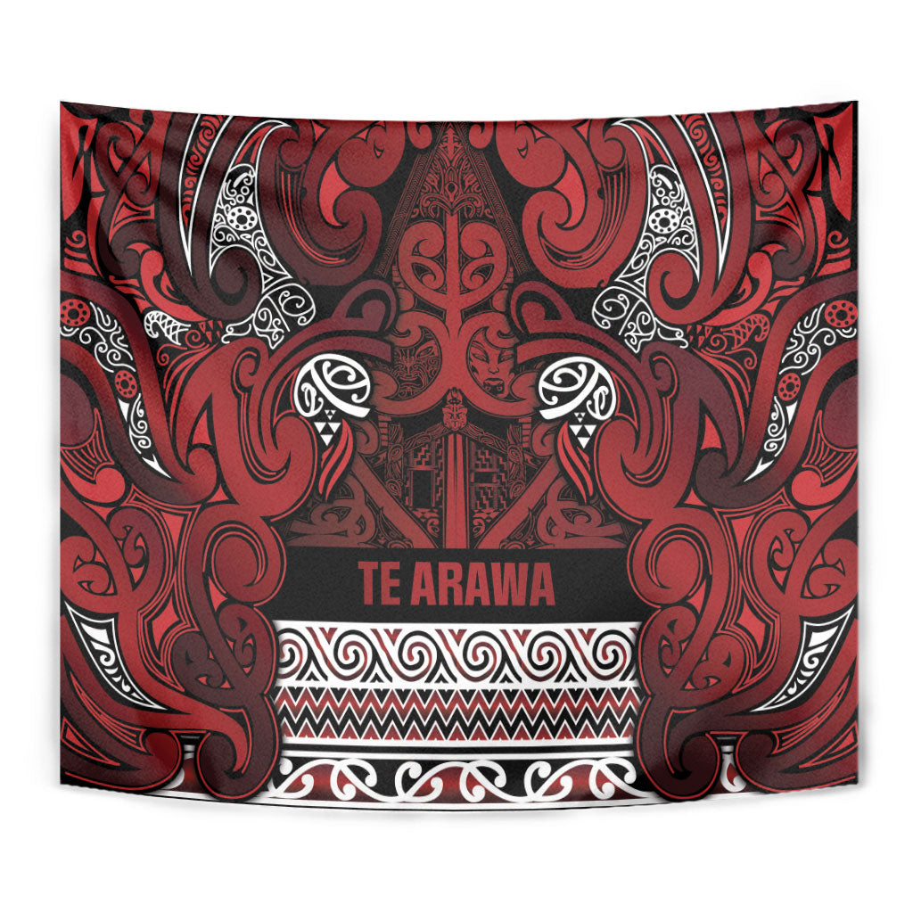 Aotearoa Iwi Te Arawa Tapestry Maori Wharenui House Tribal Pattern