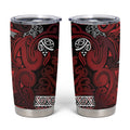 Aotearoa Iwi Te Arawa Tumbler Cup Maori Wharenui House Tribal Pattern