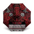 Aotearoa Iwi Te Arawa Umbrella Maori Wharenui House Tribal Pattern