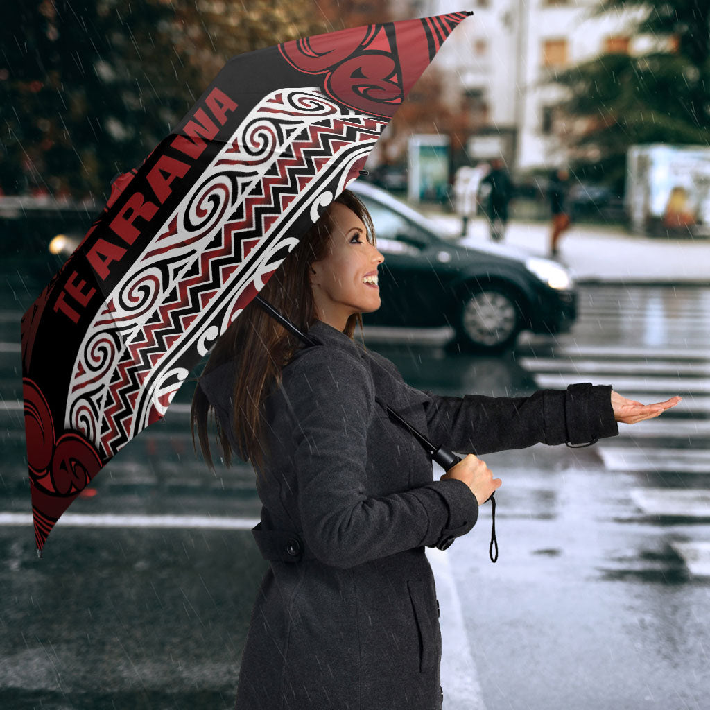 Aotearoa Iwi Te Arawa Umbrella Maori Wharenui House Tribal Pattern