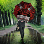 Aotearoa Iwi Te Arawa Umbrella Maori Wharenui House Tribal Pattern