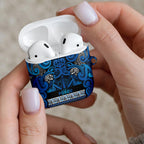 Aotearoa Iwi Ngati Porou AirPods Case Maori Wharenui House Tribal Pattern