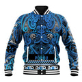 Aotearoa Iwi Ngati Porou Baseball Jacket Maori Wharenui House Tribal Pattern