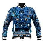 Aotearoa Iwi Ngati Porou Baseball Jacket Maori Wharenui House Tribal Pattern