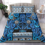 Aotearoa Iwi Ngati Porou Bedding Set Maori Wharenui House Tribal Pattern