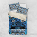 Aotearoa Iwi Ngati Porou Bedding Set Maori Wharenui House Tribal Pattern