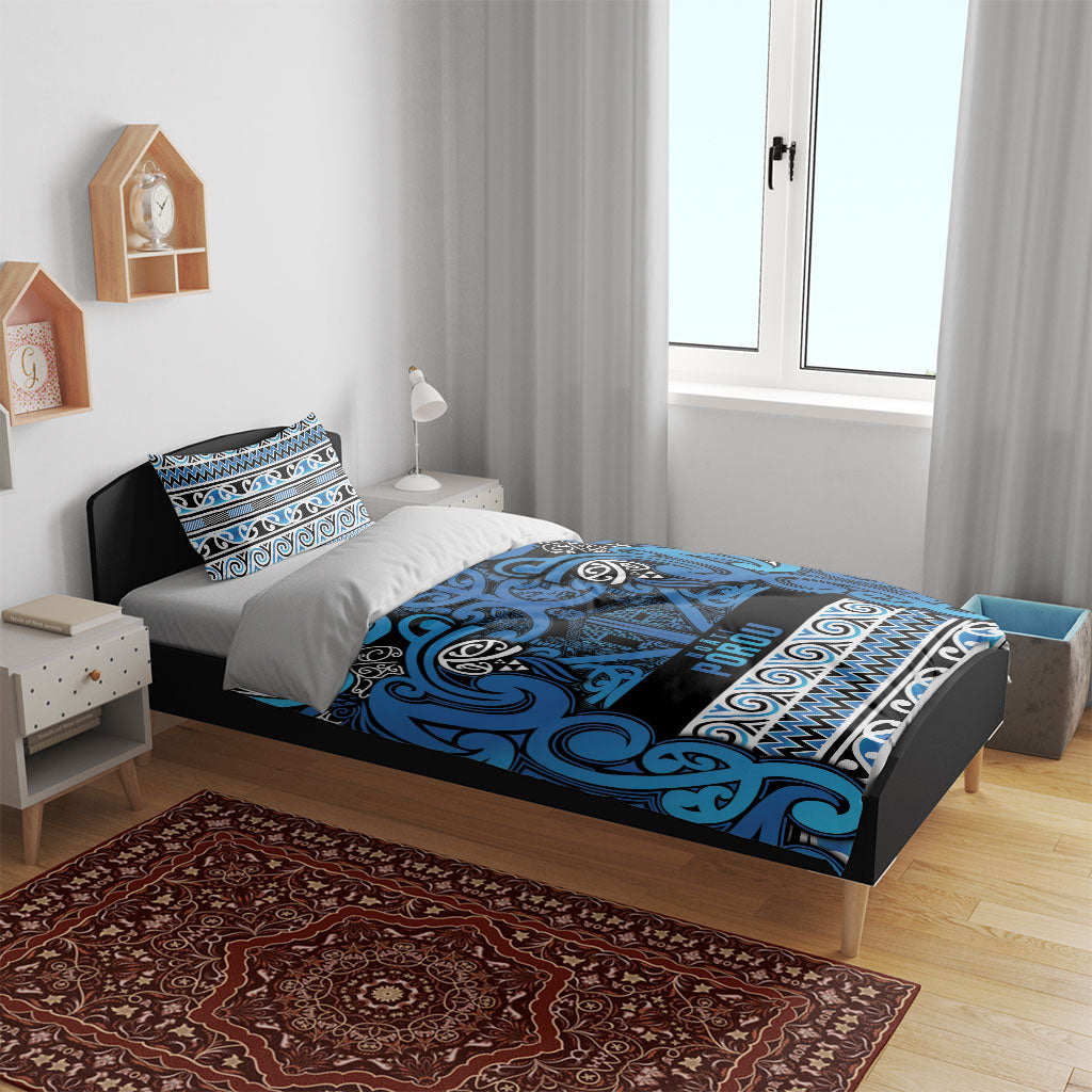 Aotearoa Iwi Ngati Porou Bedding Set Maori Wharenui House Tribal Pattern