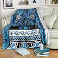 Aotearoa Iwi Ngati Porou Blanket Maori Wharenui House Tribal Pattern