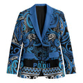 Aotearoa Iwi Ngati Porou Blazer Maori Wharenui House Tribal Pattern