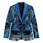Aotearoa Iwi Ngati Porou Blazer Maori Wharenui House Tribal Pattern