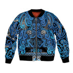 Aotearoa Iwi Ngati Porou Bomber Jacket Maori Wharenui House Tribal Pattern