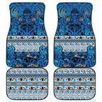 Aotearoa Iwi Ngati Porou Car Mats Maori Wharenui House Tribal Pattern