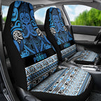 Aotearoa Iwi Ngati Porou Car Seat Cover Maori Wharenui House Tribal Pattern