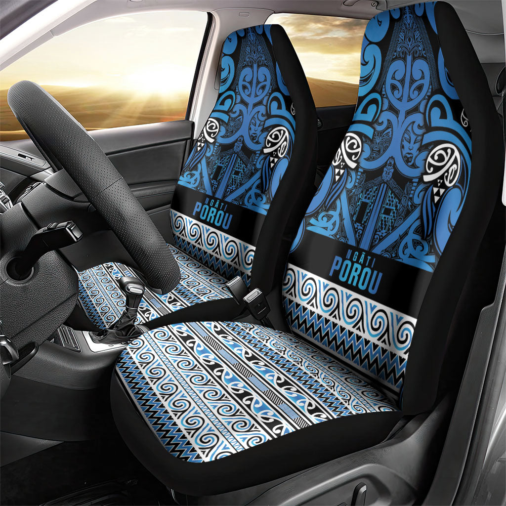 Aotearoa Iwi Ngati Porou Car Seat Cover Maori Wharenui House Tribal Pattern