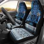 Aotearoa Iwi Ngati Porou Car Seat Cover Maori Wharenui House Tribal Pattern