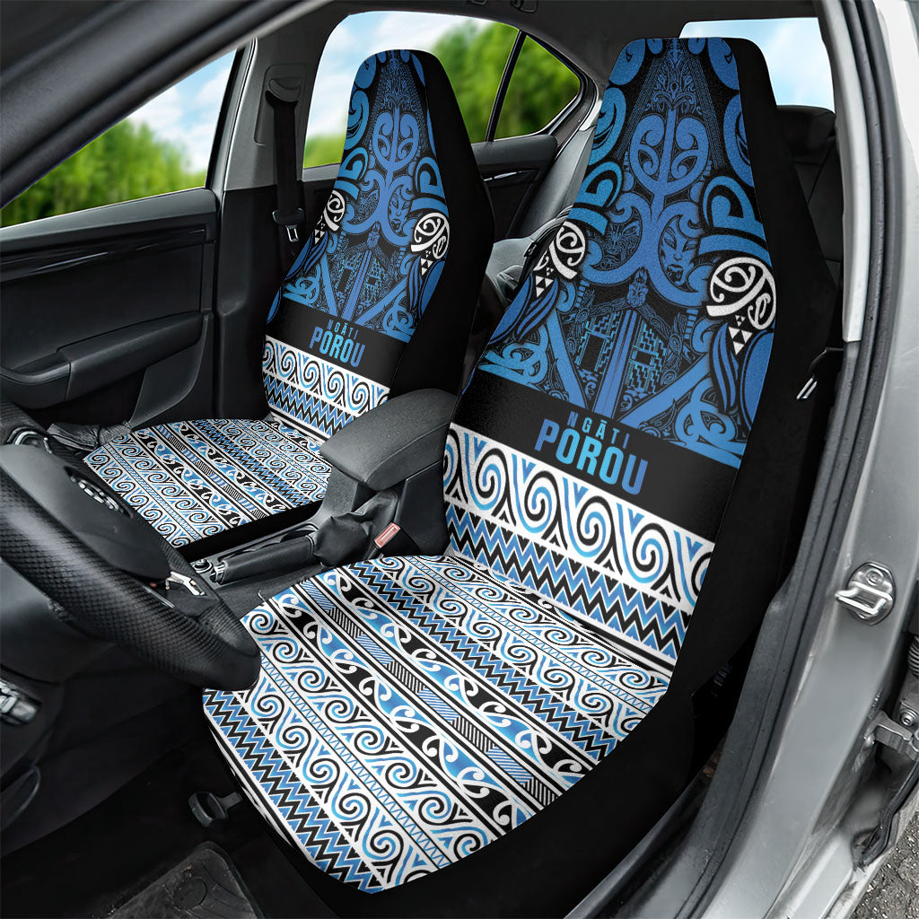 Aotearoa Iwi Ngati Porou Car Seat Cover Maori Wharenui House Tribal Pattern