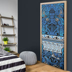 Aotearoa Iwi Ngati Porou Door Cover Maori Wharenui House Tribal Pattern