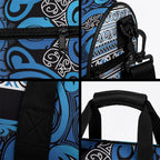 Aotearoa Iwi Ngati Porou Duffle Bag Maori Wharenui House Tribal Pattern