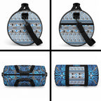 Aotearoa Iwi Ngati Porou Duffle Bag Maori Wharenui House Tribal Pattern