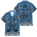 Aotearoa Iwi Ngati Porou Family Matching Mermaid Dress and Hawaiian Shirt Maori Wharenui House Tribal Pattern