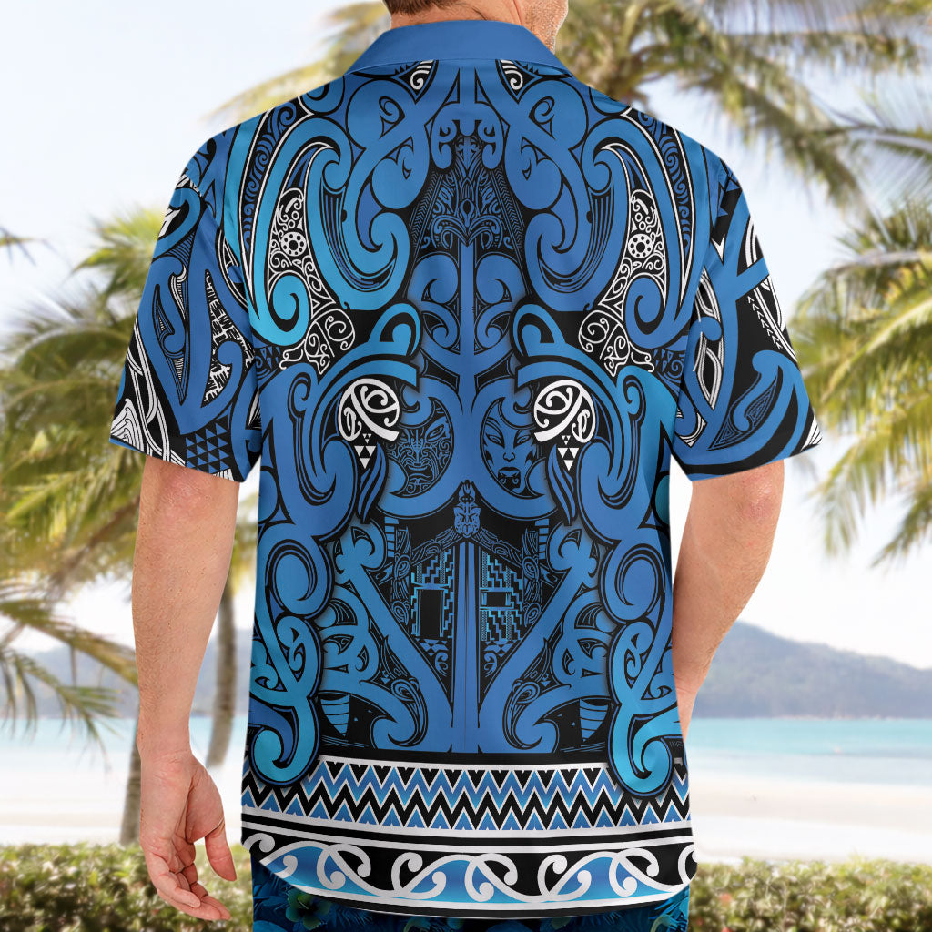 Aotearoa Iwi Ngati Porou Hawaiian Shirt Maori Wharenui House Tribal Pattern