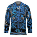 Aotearoa Iwi Ngati Porou Hockey Jersey Maori Wharenui House Tribal Pattern