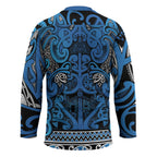 Aotearoa Iwi Ngati Porou Hockey Jersey Maori Wharenui House Tribal Pattern