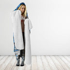Aotearoa Iwi Ngati Porou Hooded Blanket Maori Wharenui House Tribal Pattern