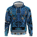 Aotearoa Iwi Ngati Porou Hoodie Maori Wharenui House Tribal Pattern