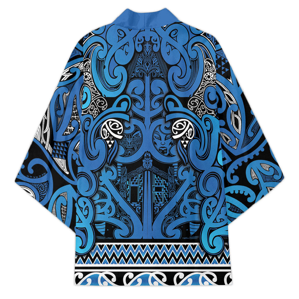 Aotearoa Iwi Ngati Porou Kimono Maori Wharenui House Tribal Pattern