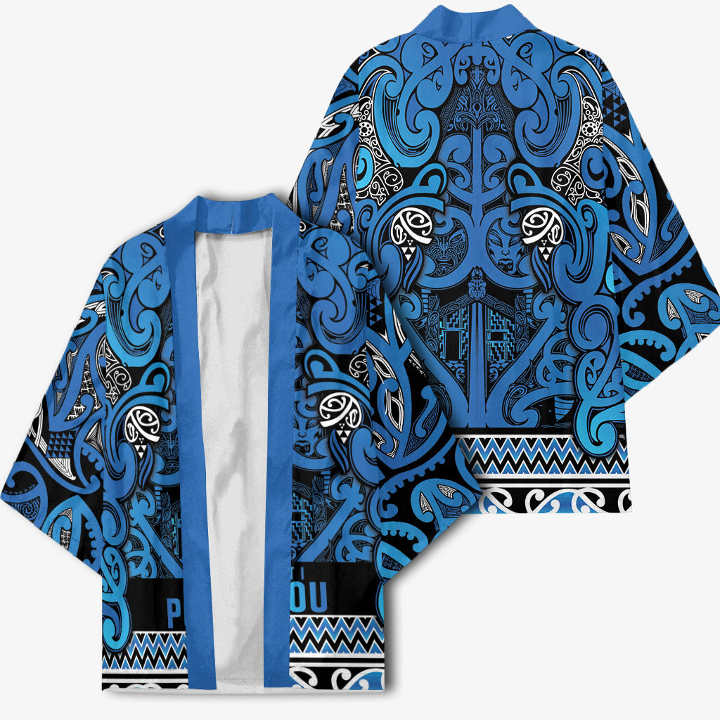 Aotearoa Iwi Ngati Porou Kimono Maori Wharenui House Tribal Pattern