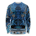 Aotearoa Iwi Ngati Porou Long Sleeve Shirt Maori Wharenui House Tribal Pattern