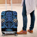Aotearoa Iwi Ngati Porou Luggage Cover Maori Wharenui House Tribal Pattern