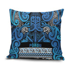 Aotearoa Iwi Ngati Porou Pillow Cover Maori Wharenui House Tribal Pattern