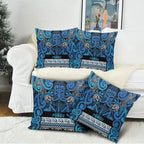 Aotearoa Iwi Ngati Porou Pillow Cover Maori Wharenui House Tribal Pattern